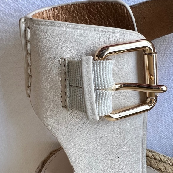Coach Primrose leather upper espadrille wedge sandals - Picture 10 of 12